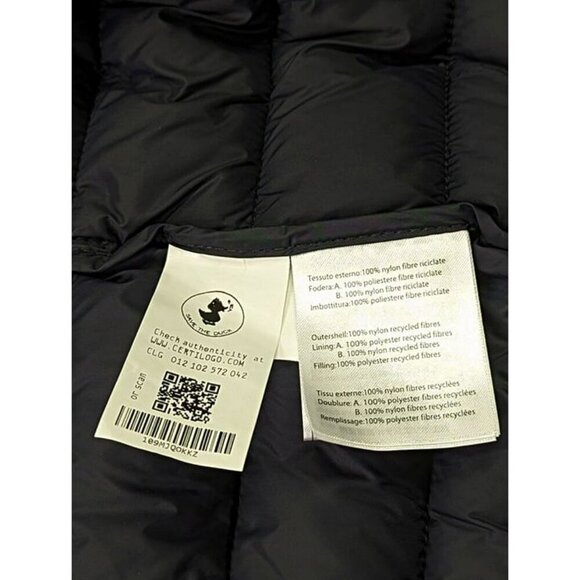 Save The Duck Men's Majus Black Fleece Lined Puffer Vest Size S (MSRP $198) - Picture 3 of 4